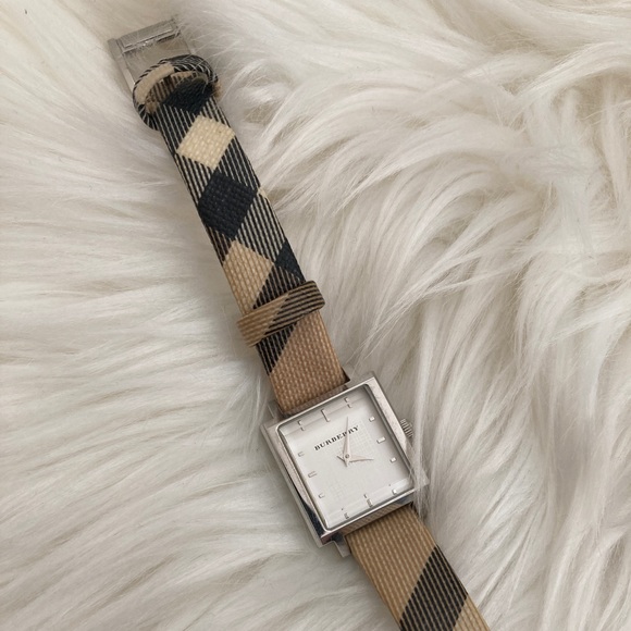 Burberry Nova Check Square Watch BU2016 - Picture 3 of 4